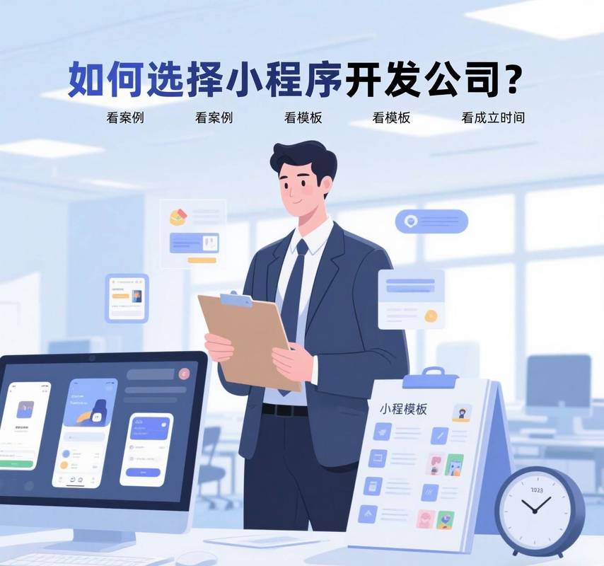 如何選擇小程序開發(fā)公司?看案例?看模板?看成立時(shí)間?